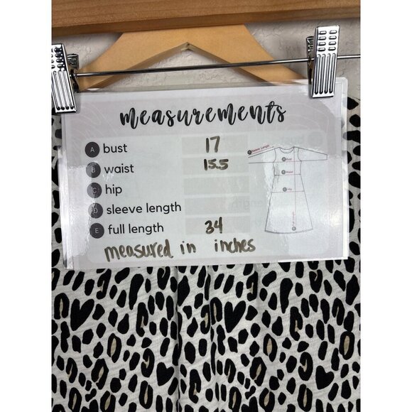 J Crew Crewcuts Girls Dress XL 12/14 Cheetah Leopard - Picture 7 of 7